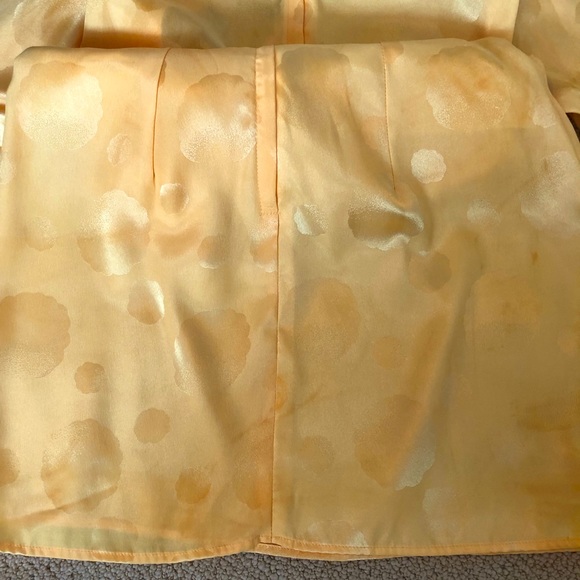 Vintage By Night 1980’s/90’s Bright Yellow Evening Gown w/ Shoulder Pads - Picture 15 of 15